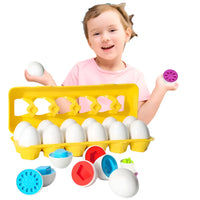 Thumbnail for martEgg | Leren door spelen - Montessori eiervormig sorteer- en puzzelspel
