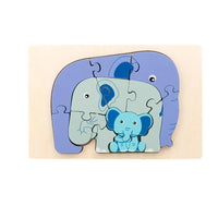 Thumbnail for WildPuzzle | Divertimento animale - Puzzle Montessori in legno con animali