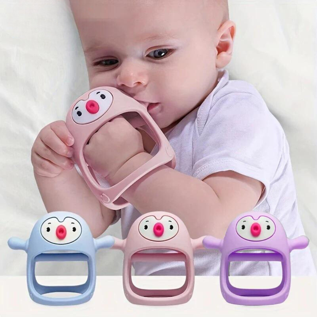 Siliconen Bijtring voor Baby's - Veilig en Zacht Teether voor Tandjes met Ergonomisch Ontwerp 1
