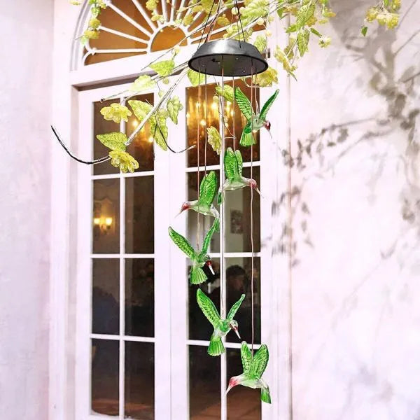 LumiFladder | Magische Atmosphäre für deinen Garten - Solar LED Windspiel