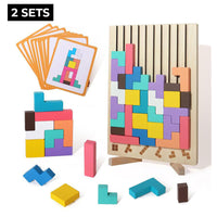 Thumbnail for TetriLogic Houten Puzzel | 42 Stukken, Kinderen 3+ – Stimuleer Creativiteit en Probleemoplossend Denken 8