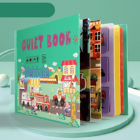 Thumbnail for LearnPlay | Divertimento educativo - Giocattolo attività Montessori Libro sensoriale silenzioso per bambini piccoli