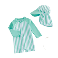 Thumbnail for LittleSplash Guard | Set da nuoto UV per neonati con cappellino - Set costume da bagno protettivo per neonati con cappellino