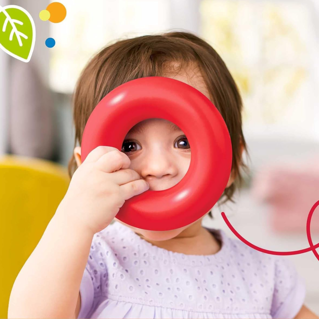 Anelli impilabili | Giocattolo impilabile sostenibile e colorato - Per bambini dai 6 mesi