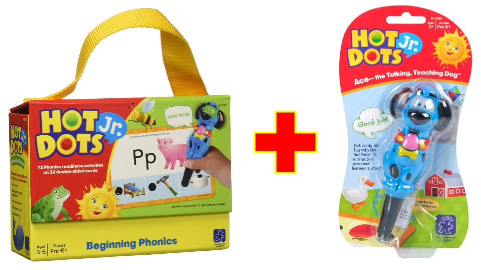Hot Dots Jr. | Interaktives Lernen - Sprechender und lernender Hundestift
