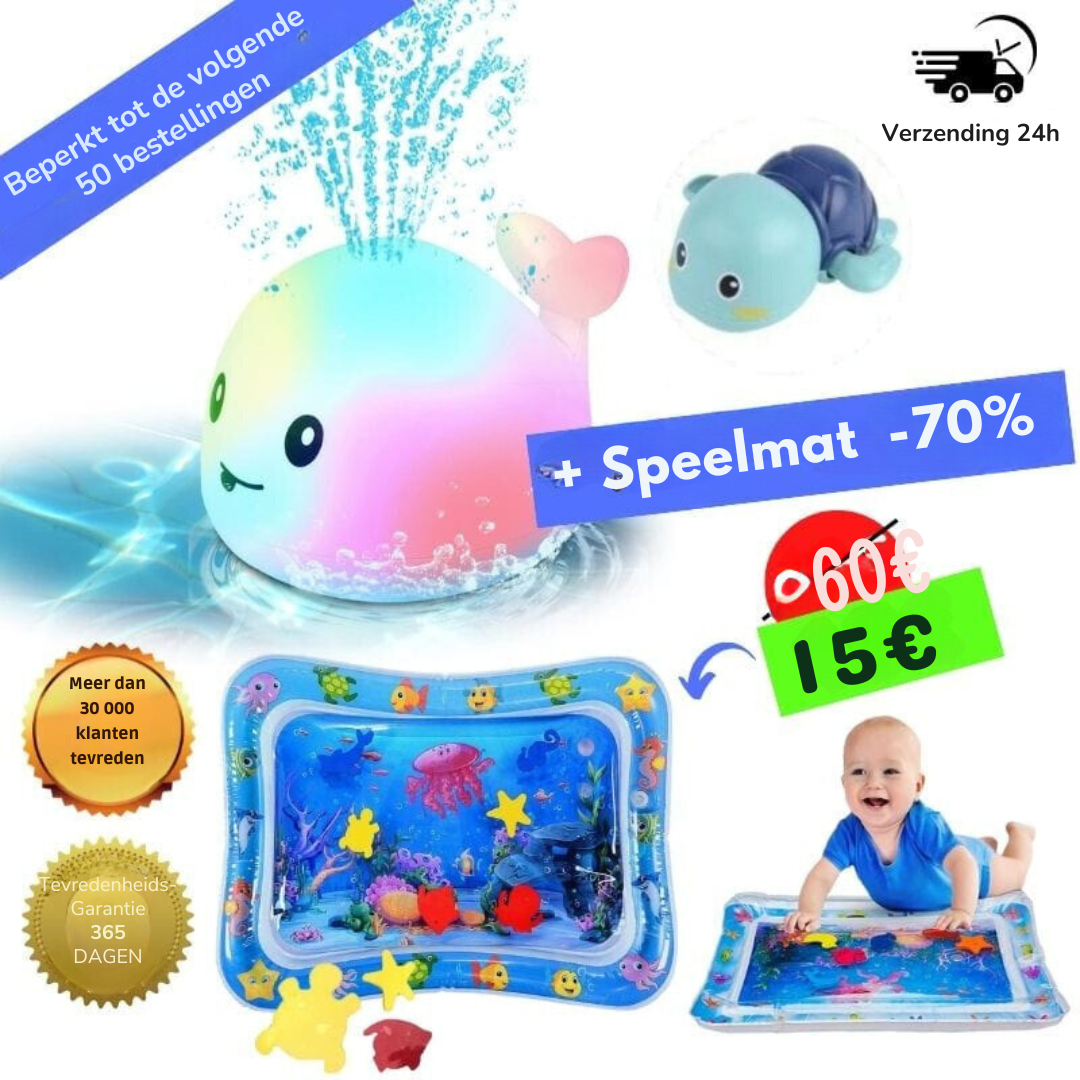 Mila | Heräävä valas - Taianomainen kylpylelu