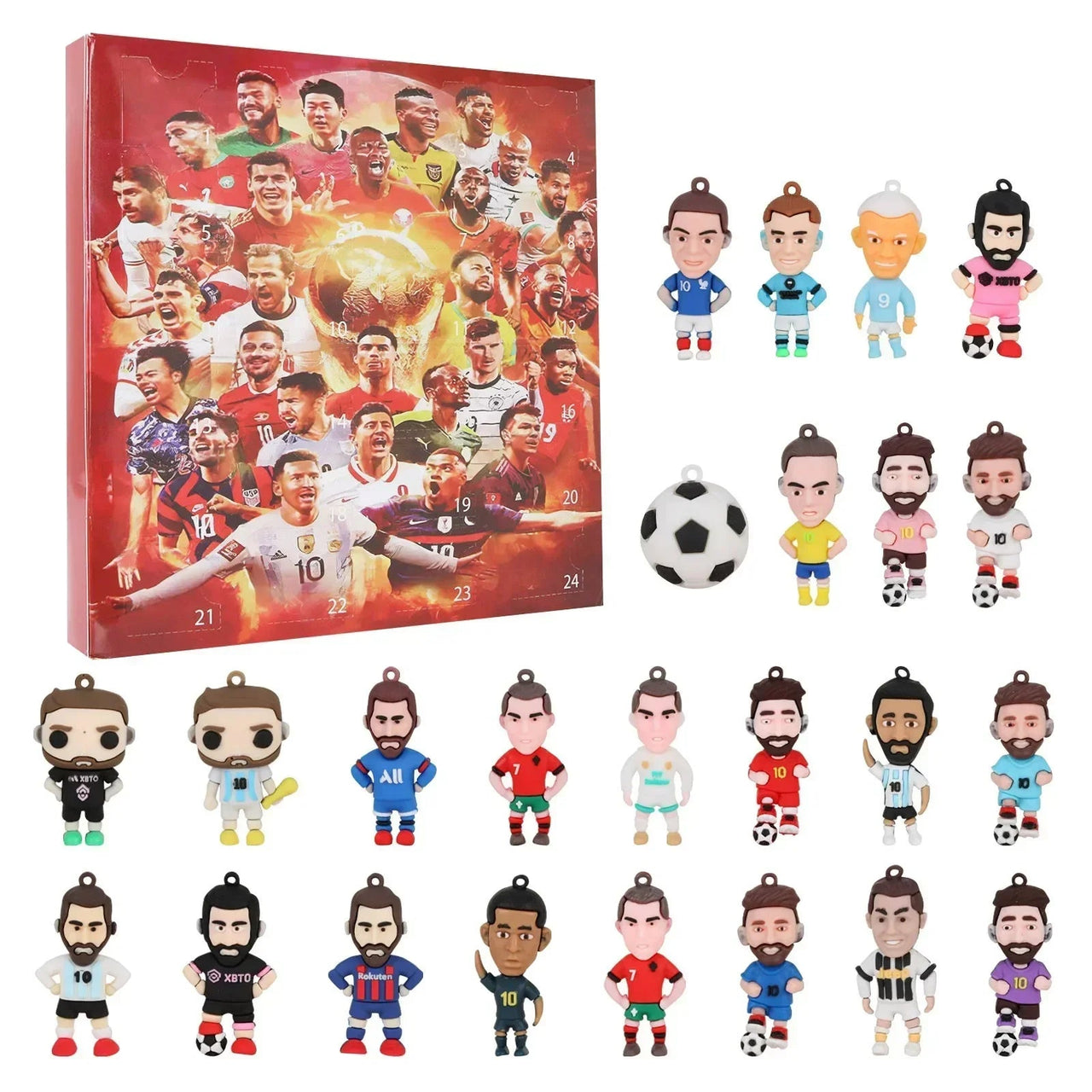 Edmirfun Calendario Dell'Avvento 2025 Con 24 Squishy Animali - Peluche Mochi E Palline Soft Per Bambini, Conto Alla Rovescia Natalizio, Regalo Per 4-10 Anni