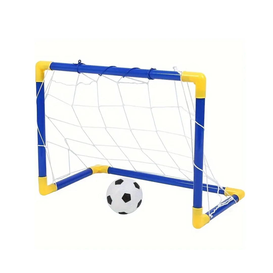 PlayGoal MiniSet | Aktiver Spielspaß drinnen und draußen - Tragbares Fußballset