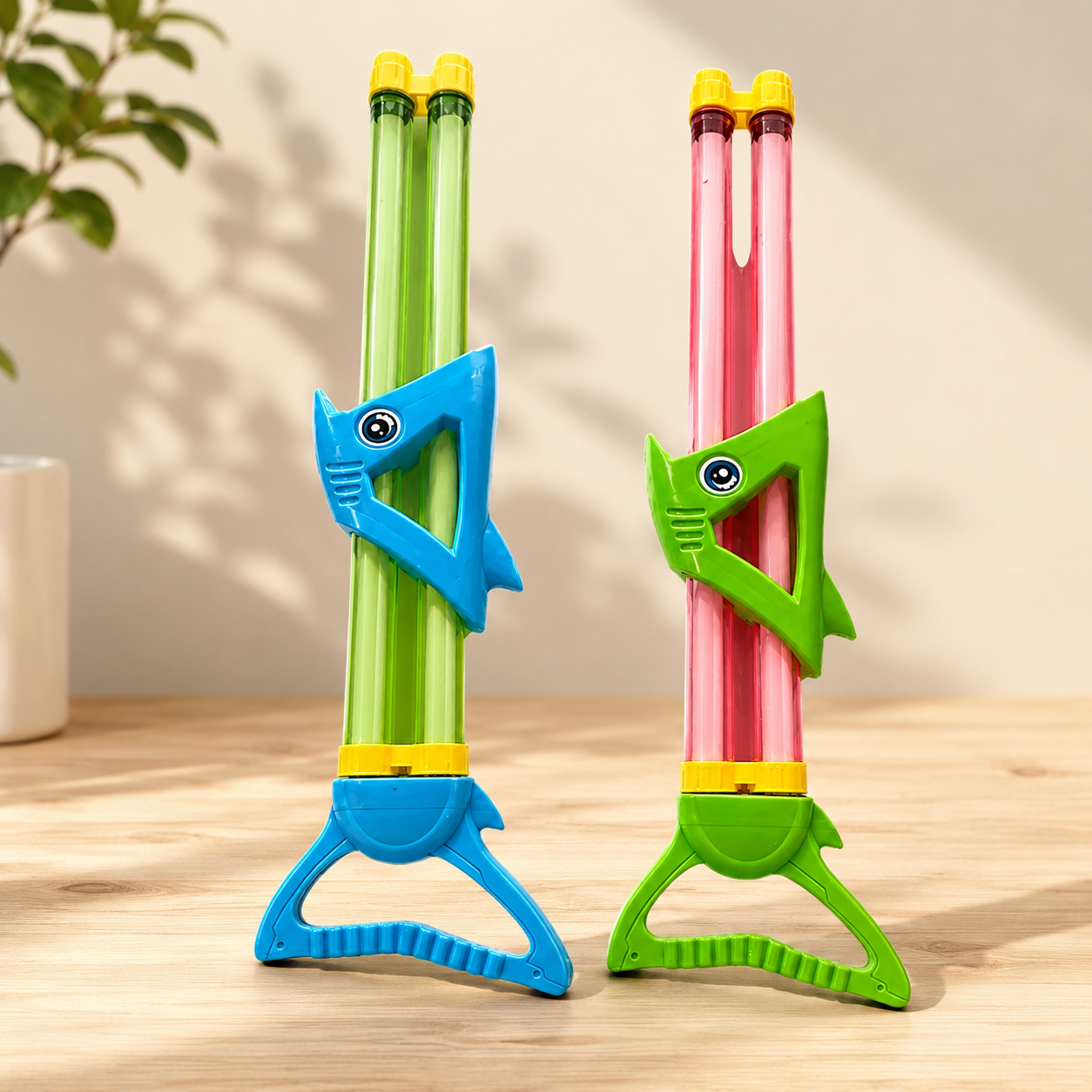 Wasserpistolen-Set mit 2 Stück | Langstrecken-Wasserblaster für das Spielen im Freien