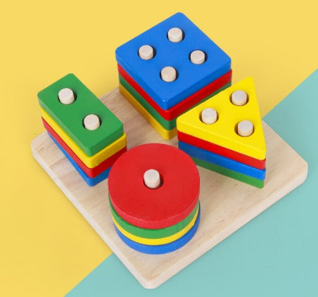EcoToys Bloques de Construcción | Desarrolla la Creatividad - Bloques Montessori para niños