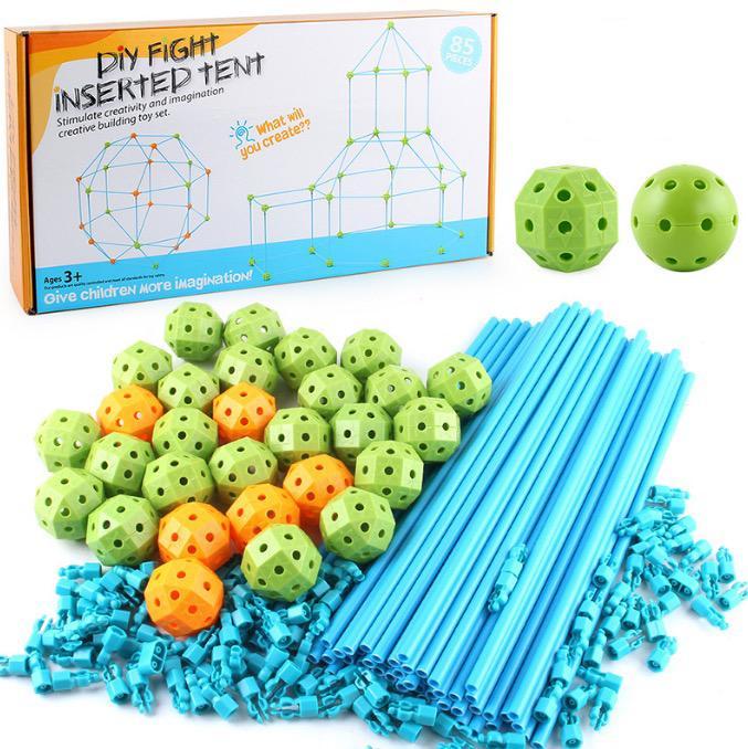 spielzeug zelt FortBuilder Spielset | Bau dein eigenes magisches Zelt
