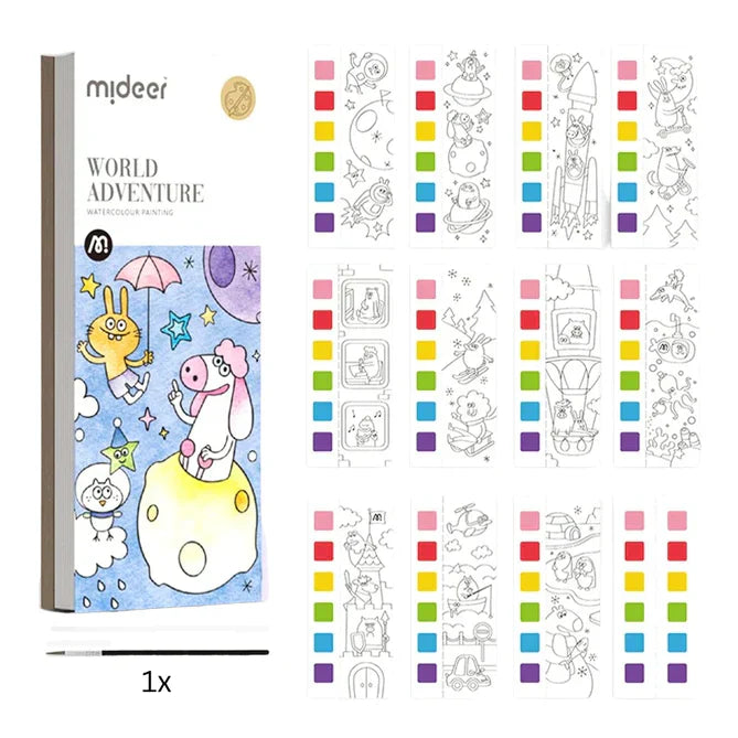 Watercolor Wonder | Discover the creative world of painting - Painting book for children