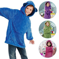 Thumbnail for SnugglePals | Knus comfort - 2-w-1 dziecięca bluza z kapturem zwierzątko poduszka zabawka na zimę