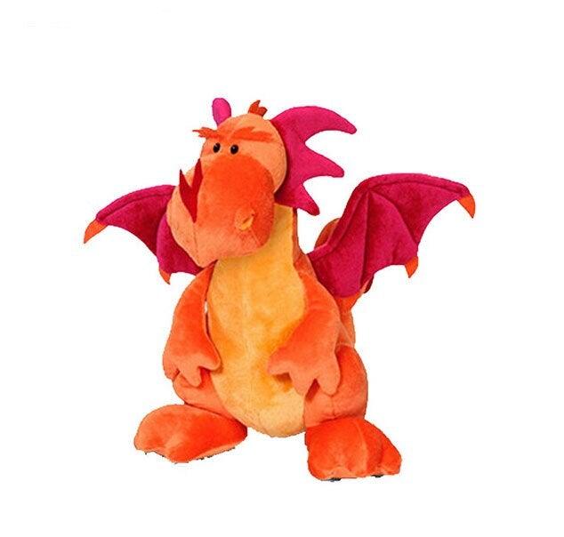 Kuscheldrache | Weich und cool - Plüschdrache mit Flügeln für Kuschelvergnügen