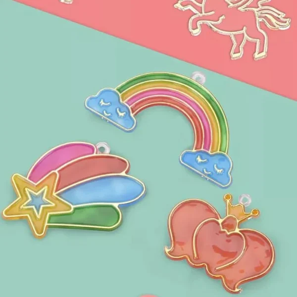 CrystalCraft Kit | Unleash your creativity - Craft set for colorful crystal pendants