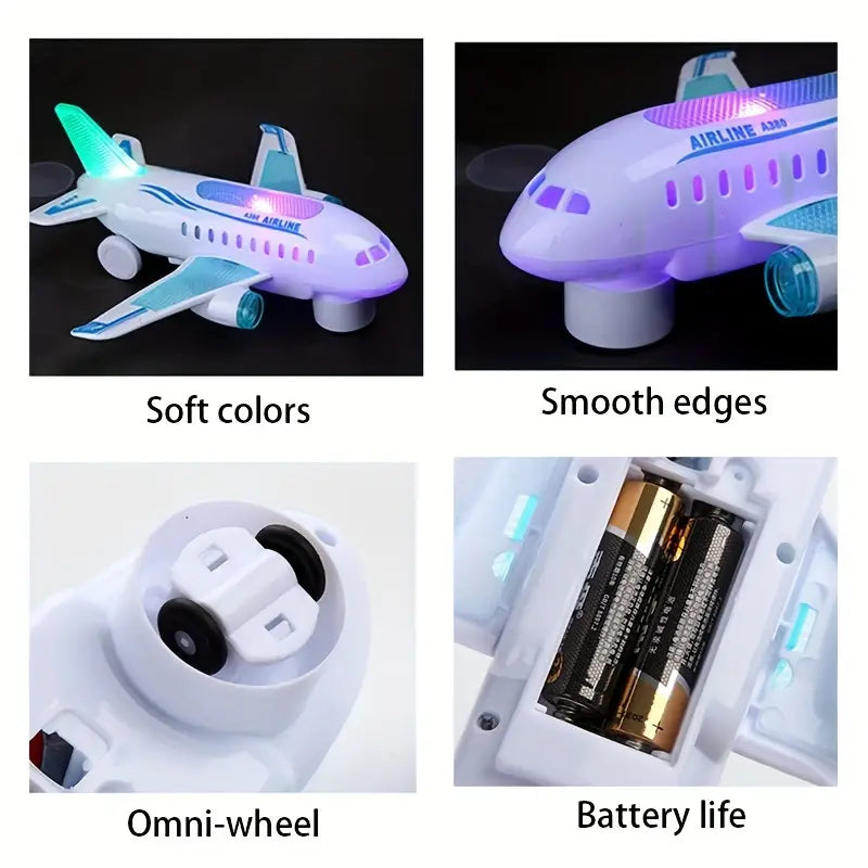 SkyFlyer | Fliegen mit Bildung - Lustiges Flugzeug mit Sound und Licht