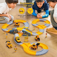 Thumbnail for Flexibler Rennstrecke - Flexibles Schienenset Rennbahn-Spielzeugset