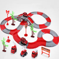 Thumbnail for Flexibler Rennstrecke - Flexibles Schienenset Rennbahn-Spielzeugset