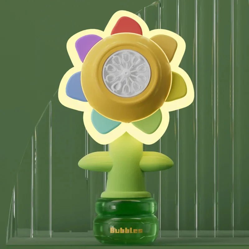 BubbleBlossom | Diversión mágica de burbujas - Máquina automática de burbujas de girasol