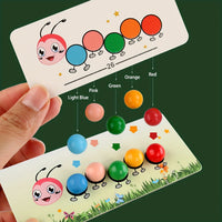 Thumbnail for Ecotoys Arcobaleno Worm Stack | Giocando a Impilare - Giocattolo Educativo Montessori per Impilare