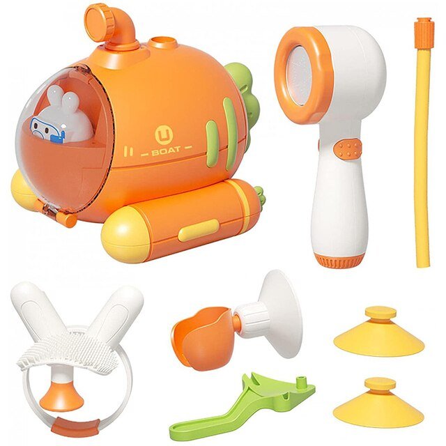 AquaSpray | Spritziger Badespaß - Elektrische Duschkopf und Wasserspielzeug für Babys