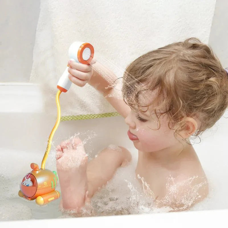 AquaSpray | Spritziger Badespaß - Elektrische Duschkopf und Wasserspielzeug für Babys