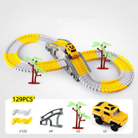 Thumbnail for Flexibler Rennstrecke - Flexibles Schienenset Rennbahn-Spielzeugset