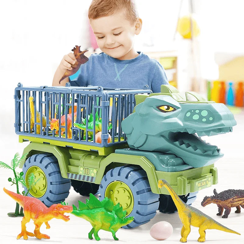 Aventure Camion Jurassique | Laisse Ton Enfant Rêver – Jouet Dinosaure Réaliste Aventure de dinosaure réaliste dans un camion robuste
