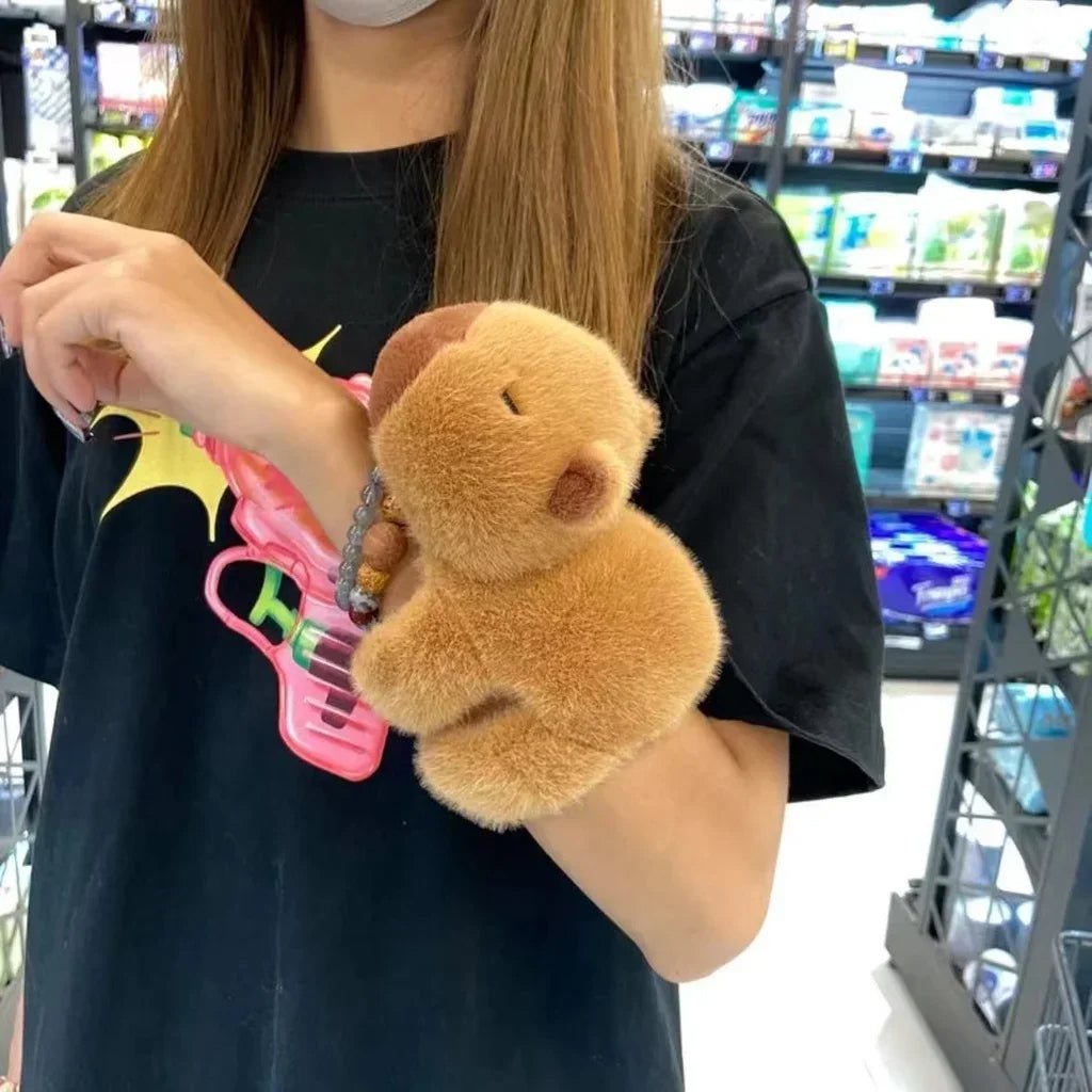 CapyBaraCharm | Verspielt und niedlich - Quetschbare Capybara Schlüsselanhänger mit Sound