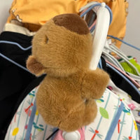 Thumbnail for CapyBaraCharm | Verspielt und niedlich - Quetschbare Capybara Schlüsselanhänger mit Sound