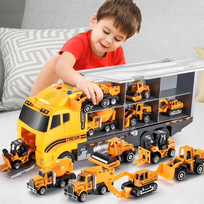 MiniMover | Kreativer Bau Spaß für Kinder - Spielzeugset mit Diecast Fahrzeugen