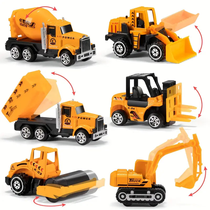 MiniMover | Kreativer Bau Spaß für Kinder - Spielzeugset mit Diecast Fahrzeugen