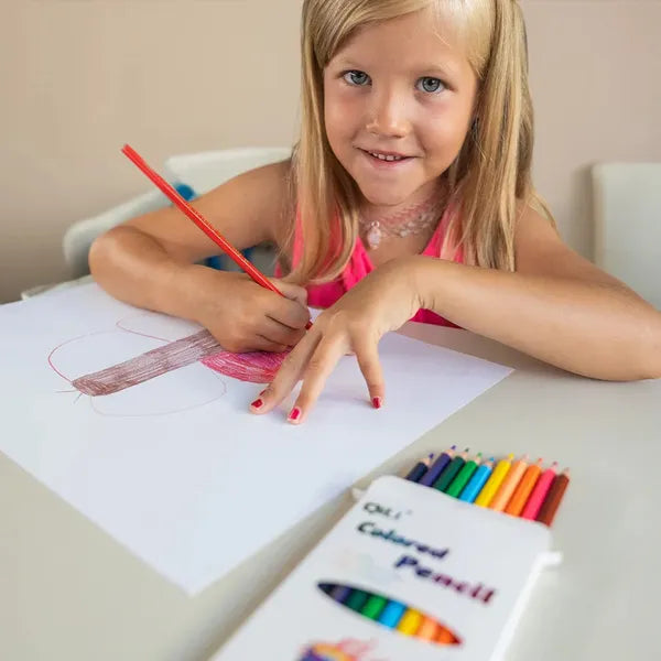 DeliColor | Kleurrijk creatief - Mini kleurpotloden set voor school en kunst