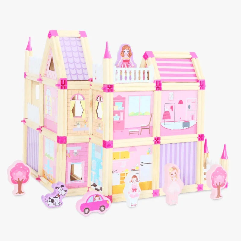 Puiset rakennussarja Maison | Kehitä luovuutta – Lelut nuorille ja vanhoille