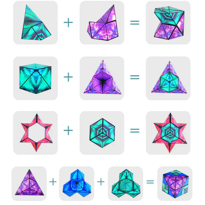 GeoFlex Cube | Stimulates Creative Thinking - Educational and Interactive Toy