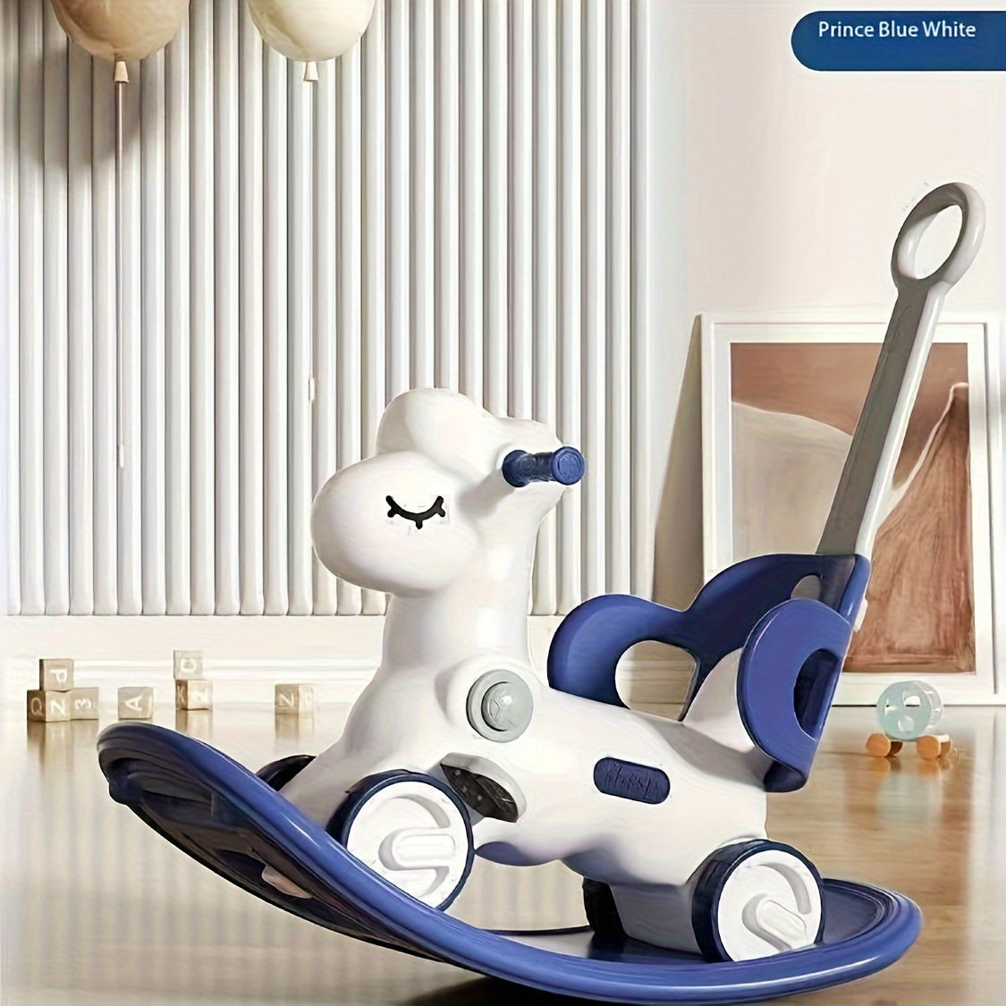 Shining Baby Schommelpaard | Magisch plezier voor je kleintje - 2-in-1 Schommelpaard en Loopfiets