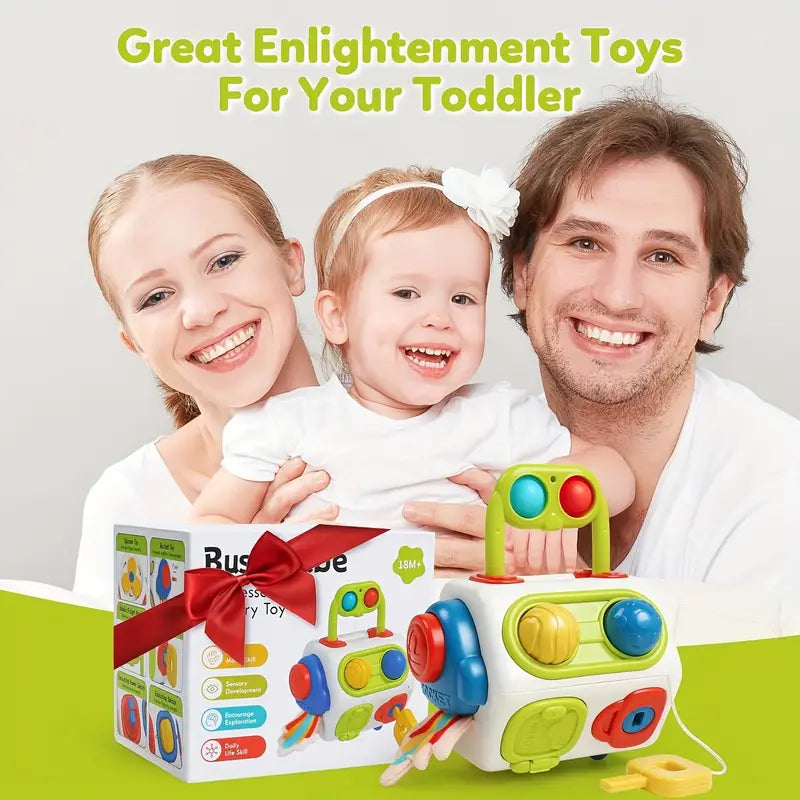 Cube Magique Montessori | Plaisir de Jeu pour Bébés - Jouet Éducatif pour le Développement
