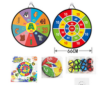 Thumbnail for Divertimento con Freccette Appiccicose | Divertimento sicuro per bambini - Set da gioco con bersaglio colorato