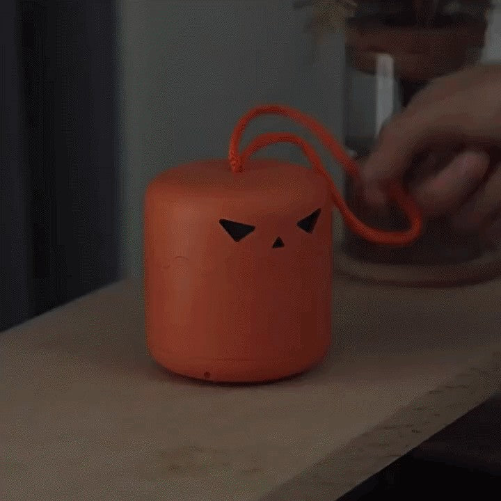 SpookyLight pompoen-lamp | LED Halloween-lampje, oplaadbaar – Magisch speelplezier voor elk kind