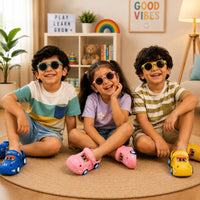 Thumbnail for GlowRun LED-autoslippers | Lichtgevende pantoffels kinderen 1–7 jaar – Magisch speelplezier