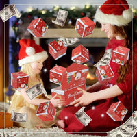 Thumbnail for MerryPop Geldgeschenkbox | Kerstmis surprise doos rood & groen – Magisch geldcadeau verpakken
