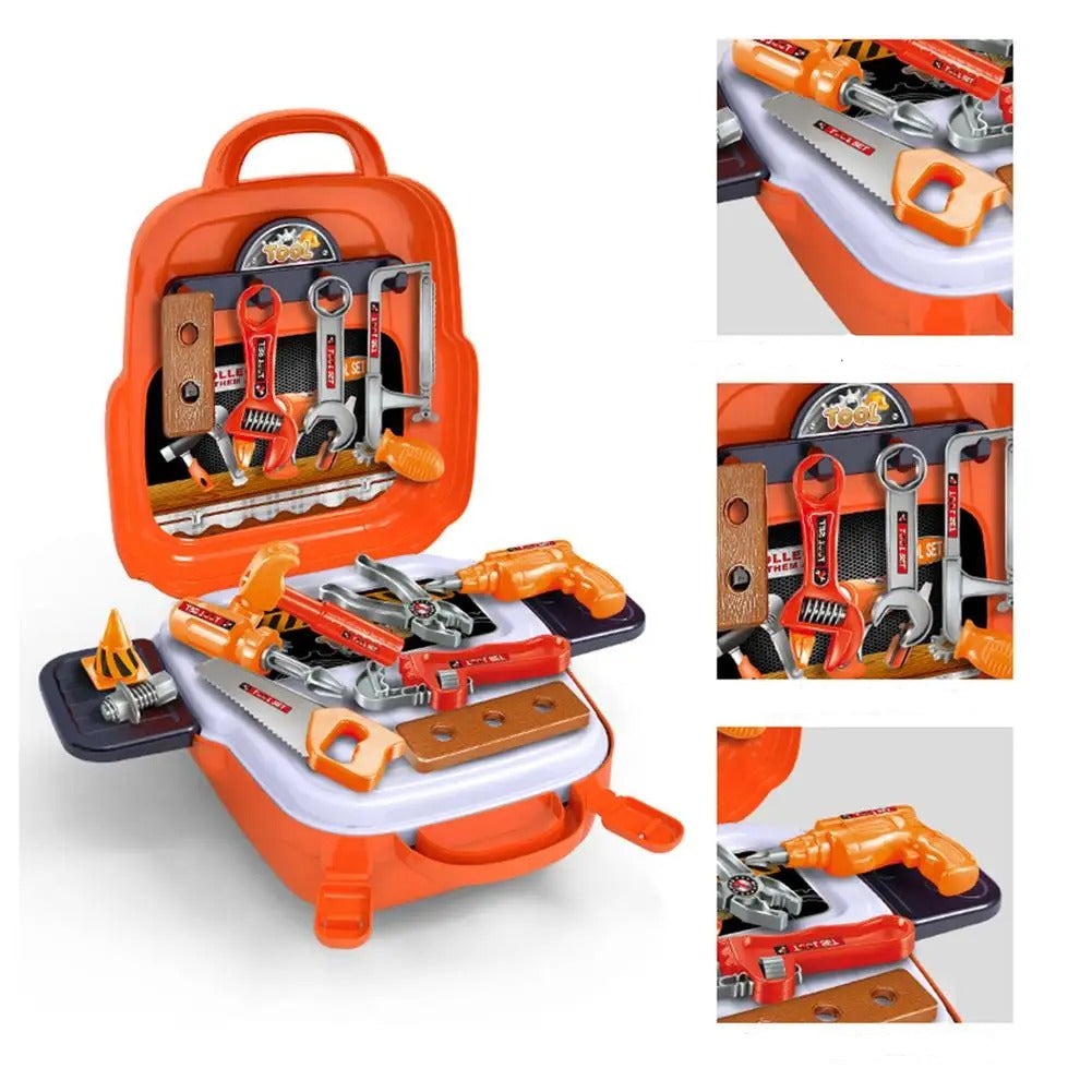 ToolBoxX | Entwickle Kreativität & Fähigkeiten - Komplettes Spielzeug-Werkzeugset