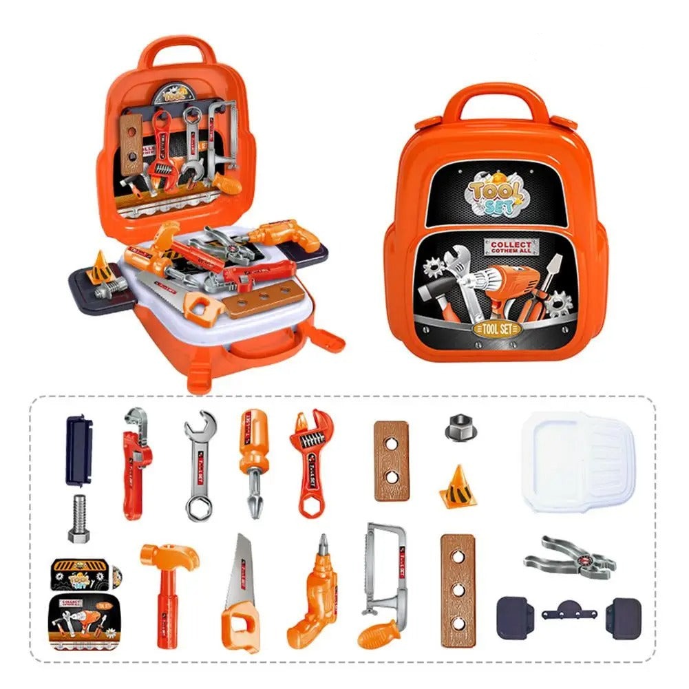 ToolBoxX | Entwickle Kreativität & Fähigkeiten - Komplettes Spielzeug-Werkzeugset