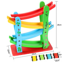 Thumbnail for EcoToys Corrida & Brincadeira | Diversão Infinita - Pista de Corrida de Madeira Colorida