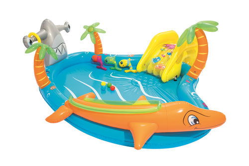 AquaAdventure | Divertimento schizzinoso per piccoli esploratori - Piscina gonfiabile per giocare