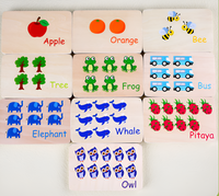 Thumbnail for Ecotoys CountWise | Spelenderwijs rekenen - Houten Montessori telbord voor peuters en kleuters!