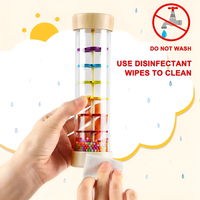 Thumbnail for Ecotoys RainTune | Soothing rain music toy - Montessori Wooden Rain Rattle!