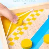 Thumbnail for EcoToys EduPlay | Educatief en Vermakelijk - Houten 2-in-1 Bordspel voor Familiaal Plezier