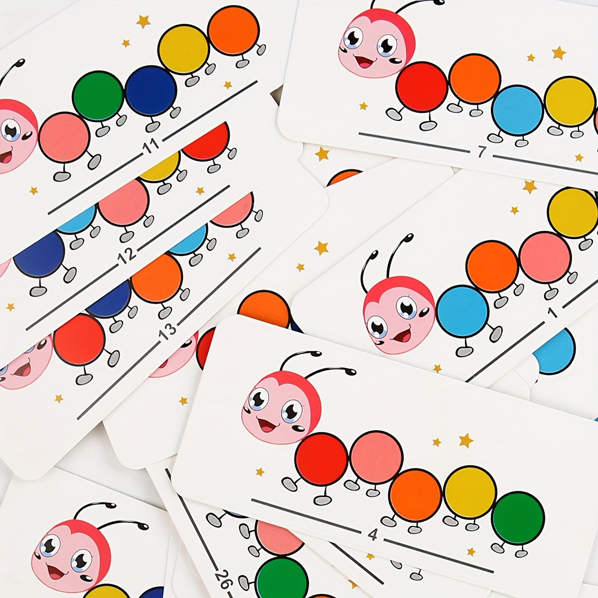 Ecotoys Arcobaleno Worm Stack | Giocando a Impilare - Giocattolo Educativo Montessori per Impilare