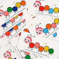 Thumbnail for Ecotoys Arcobaleno Worm Stack | Giocando a Impilare - Giocattolo Educativo Montessori per Impilare